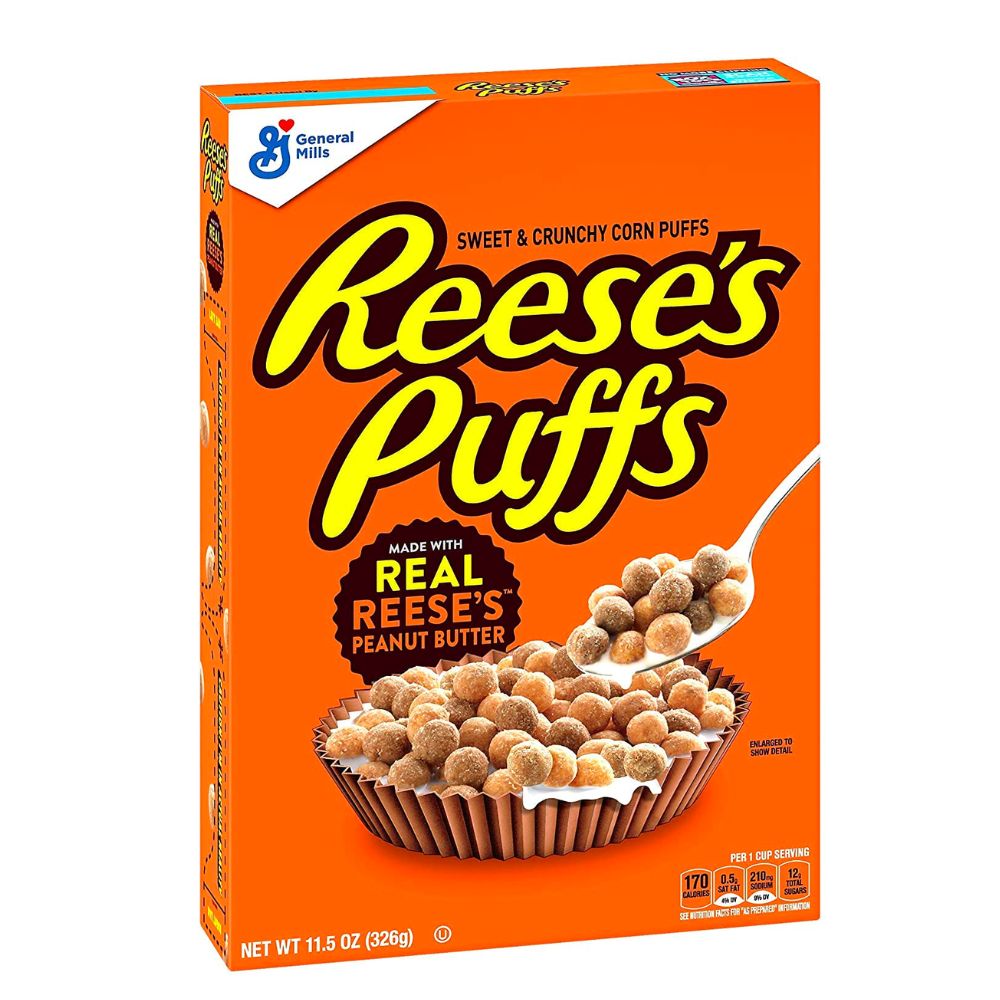 Reese's Peanut Butter Puffs céréales au cacao et beurre d'arachide de 326g 